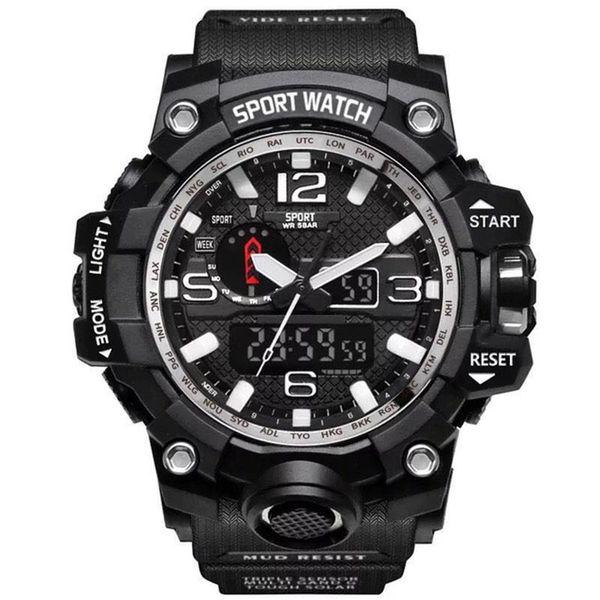 wholesale new brand luxury mens sport watch quality rubber wrist shock watches army military outdoor student sport watches orologio di lusso, Slivery;brown
wholesale new brand luxury mens sport watch quality rubber wrist shock watches army military outdoor student sport watches orologio di lusso, Slivery;brown