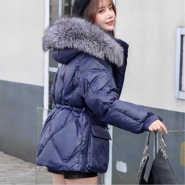 fashion women's winter down jacket coat female 2020 winter down coat women jackets and coats lady fur collar outerwear blue, Black
fashion women's winter down jacket coat female 2020 winter down coat women jackets and coats lady fur collar outerwear blue, Black