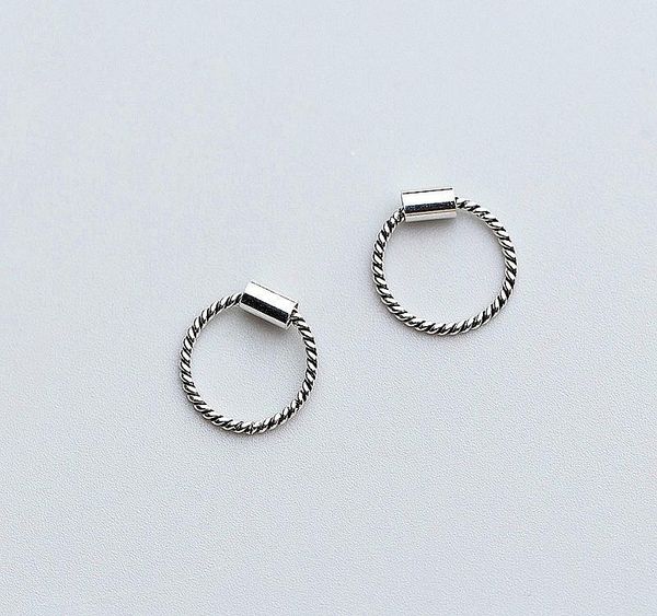 inzavintage real 925 sterling silver twist round stud earrings minimalist accessories gift for women party jewelry002, Golden;silver
inzavintage real 925 sterling silver twist round stud earrings minimalist accessories gift for women party jewelry002, Golden;silver