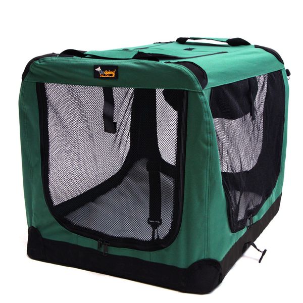kennels & pens foldable pet cage multi-function stainless steel car dog kennel four seasons universal ventilation durability
kennels & pens foldable pet cage multi-function stainless steel car dog kennel four seasons universal ventilation durability