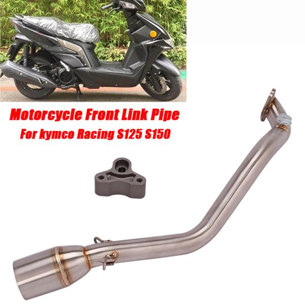 motorcycle exhaust system for kymco racing s125 s150 until 2021 front link pipe stainless steel replace original tubes
motorcycle exhaust system for kymco racing s125 s150 until 2021 front link pipe stainless steel replace original tubes