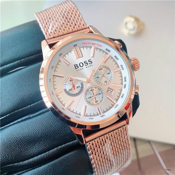 business full-featured six-hand multi-dial quartz men watch mesh steel strap mens classic watch fashion simple business watch full dial work, Slivery;brown
business full-featured six-hand multi-dial quartz men watch mesh steel strap mens classic watch fashion simple business watch full dial work, Slivery;brown