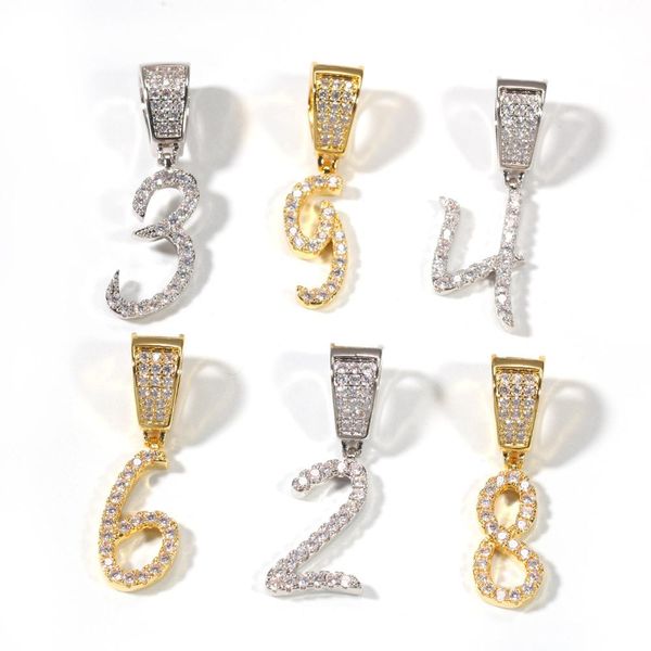 pendant necklaces simple digital fashion pure copper inlaid zircon men's hip hop necklace factory direct sales, Silver
pendant necklaces simple digital fashion pure copper inlaid zircon men's hip hop necklace factory direct sales, Silver
