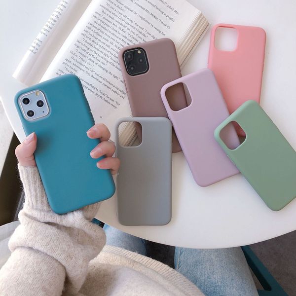cute matte solid candy phone case for iphone 11 case 11 pro max xs max xr simple silicone case for iphone 7 6s 8 plus soft cover
cute matte solid candy phone case for iphone 11 case 11 pro max xs max xr simple silicone case for iphone 7 6s 8 plus soft cover