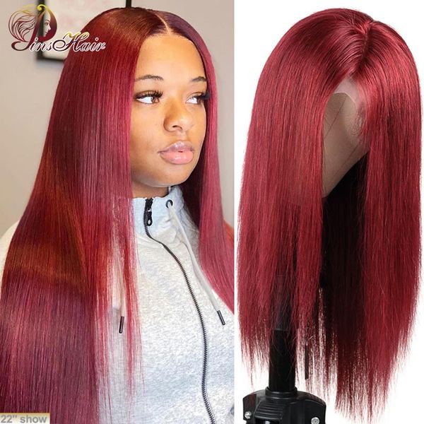 lace wigs pinshair front human hair colored 99j burgundy middle part 13x1 wig 150% remy straight, Black;brown
lace wigs pinshair front human hair colored 99j burgundy middle part 13x1 wig 150% remy straight, Black;brown
