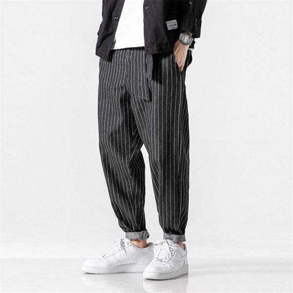 sinicism men's 2019 streetwear loose denim pants men autumn winter striped oversize harem pants male fashion pockets jeans, Black
sinicism men's 2019 streetwear loose denim pants men autumn winter striped oversize harem pants male fashion pockets jeans, Black