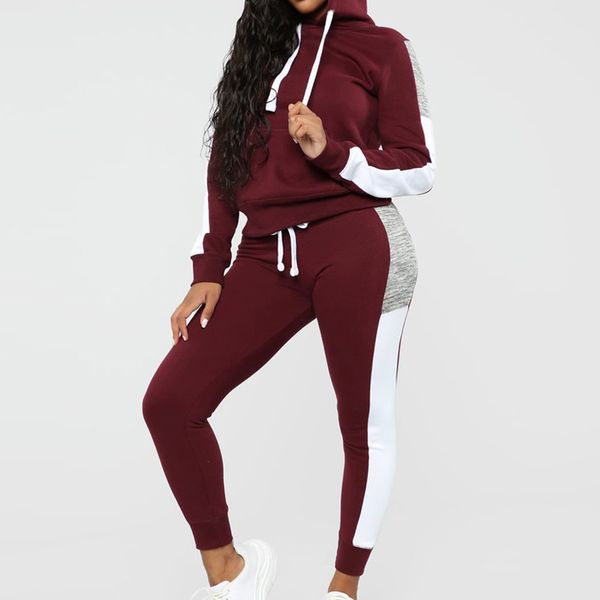 loozykit new sports hooded sets for women workout jogging sweatpants femme patchwork casual suits athletic suit clothing, Black;blue
loozykit new sports hooded sets for women workout jogging sweatpants femme patchwork casual suits athletic suit clothing, Black;blue