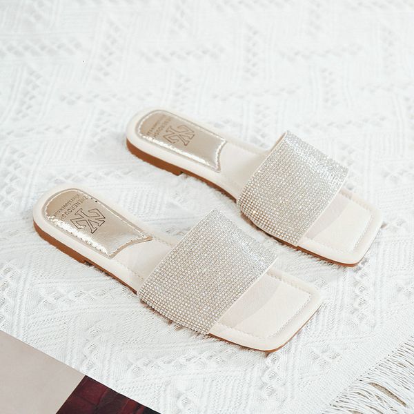 2020 summer flats sandals femme slides slippers shoes luxury design rhinestones elastic leather casual sandals women footware, Black
2020 summer flats sandals femme slides slippers shoes luxury design rhinestones elastic leather casual sandals women footware, Black