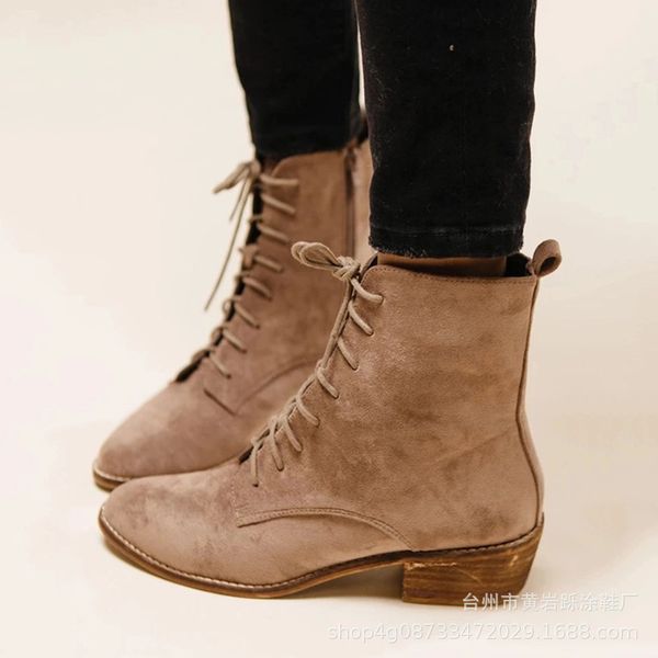 zipper solid pu pointed toe mid calf boots for women rome lace-up autumn boots med square heel winter ladies shoes flock, Black
zipper solid pu pointed toe mid calf boots for women rome lace-up autumn boots med square heel winter ladies shoes flock, Black