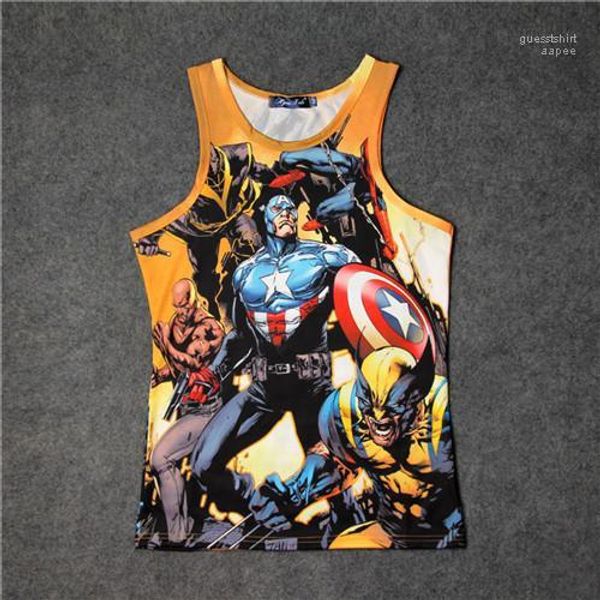 sleeveless tshirts causel clothing avengers men summer quick dry 3d print vest fashion style crew neck, White;black
sleeveless tshirts causel clothing avengers men summer quick dry 3d print vest fashion style crew neck, White;black
