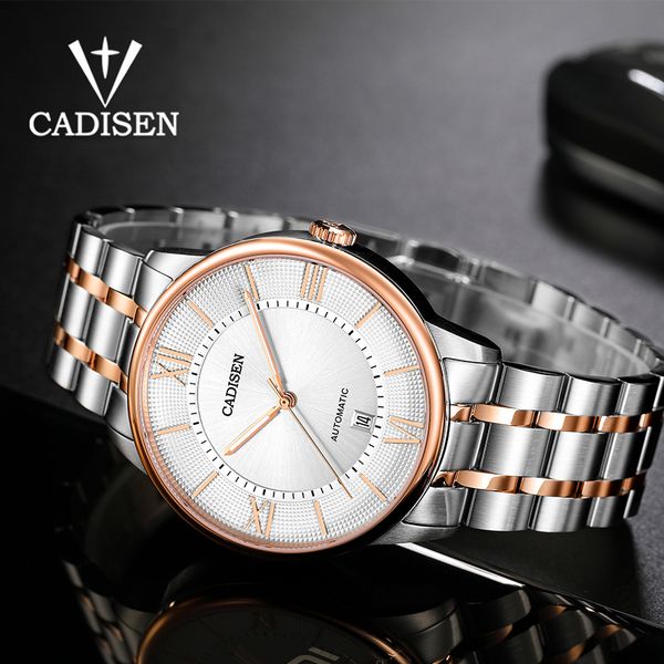 cadisen design mens watches mechanical automatic watch men miyota 8215 waterproof casual business relogio masculino, Slivery;brown
cadisen design mens watches mechanical automatic watch men miyota 8215 waterproof casual business relogio masculino, Slivery;brown