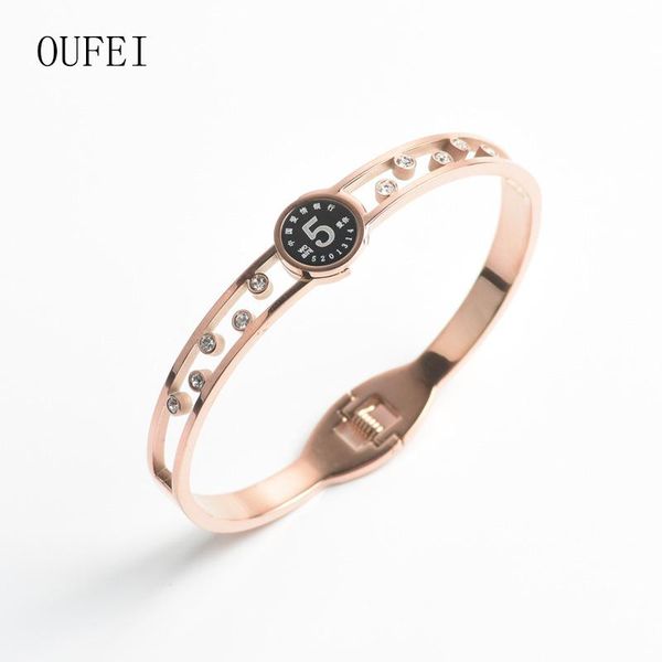 oufei stainless steel bracelet love couple bangle for women rose gold rhinestones coin simple 5 dimes jewelry, Black
oufei stainless steel bracelet love couple bangle for women rose gold rhinestones coin simple 5 dimes jewelry, Black