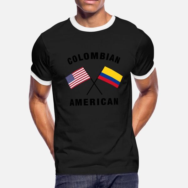 colombian american flag t shirt men printing short sleeve round collar cool fitness fashion summer style trend shirt, White;black
colombian american flag t shirt men printing short sleeve round collar cool fitness fashion summer style trend shirt, White;black
