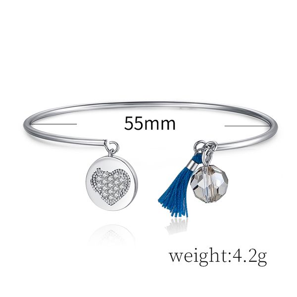 2020 fashion simple bracelet adjustable women bangle alloy round small tags tassel pendant bracelet jewelry for women, Black
2020 fashion simple bracelet adjustable women bangle alloy round small tags tassel pendant bracelet jewelry for women, Black