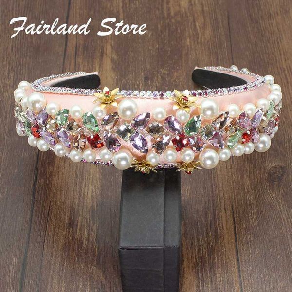 fairland luxury fashional big colorful crystal white pearl golden flower hairband padded hair hoop women girls party headband, Golden;silver
fairland luxury fashional big colorful crystal white pearl golden flower hairband padded hair hoop women girls party headband, Golden;silver