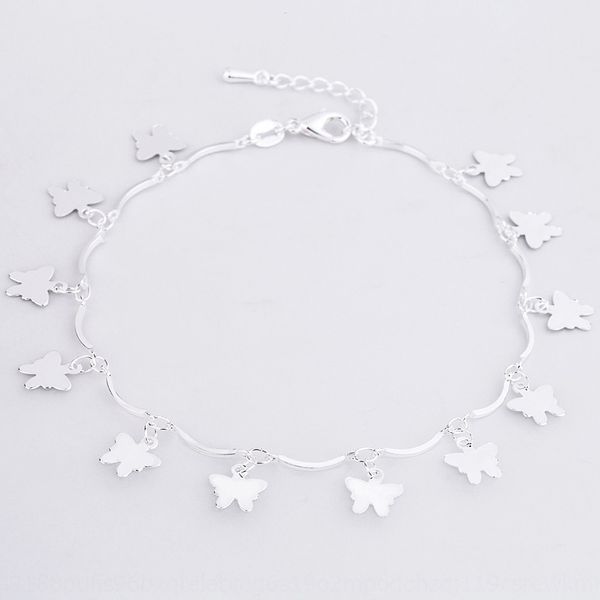 japanese and korean style butterfly jewelry simple four-leaf clover silver-plated sweet little butterfly anklet anklet female student jewelr, Red;blue
japanese and korean style butterfly jewelry simple four-leaf clover silver-plated sweet little butterfly anklet anklet female student jewelr, Red;blue