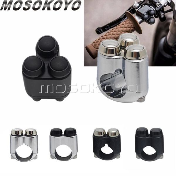 2-3 button 22mm 25mm handlebar m-switch push button switch hand control triple micro switch gear cafe racer 1" & 7/8" universal
2-3 button 22mm 25mm handlebar m-switch push button switch hand control triple micro switch gear cafe racer 1" & 7/8" universal