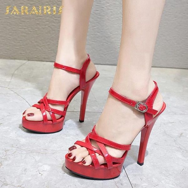 sandals sarairis 2021 arrivals buckle strap summer women shoes platform thin high heels party lady footwear, Black
sandals sarairis 2021 arrivals buckle strap summer women shoes platform thin high heels party lady footwear, Black