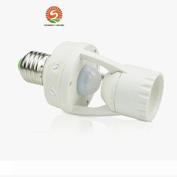 AC 110-220V 360 Degrees 60W PIR Induction Motion Sensor IR infrared Human E27 Plug Socket Switch Base Led Bulb Light Lamp Holder
AC 110-220V 360 Degrees 60W PIR Induction Motion Sensor IR infrared Human E27 Plug Socket Switch Base Led Bulb Light Lamp Holder