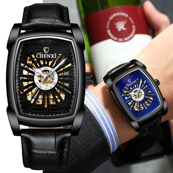 2020 chenxi watch men tonneau watches automatic self-wind mechanical watch men fashion business wristwatches clock reloj hombre, Slivery;brown
2020 chenxi watch men tonneau watches automatic self-wind mechanical watch men fashion business wristwatches clock reloj hombre, Slivery;brown