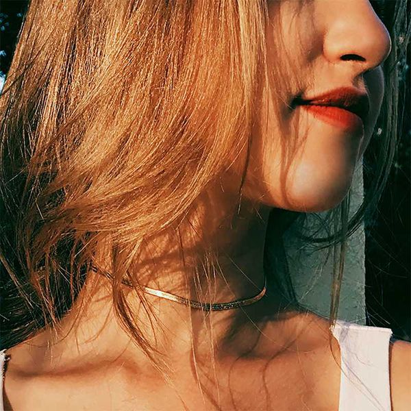 simple fashion rosegold choker necklaces for women beauty female gold wedding party chain necklace jewelry ladies valentine gift, Silver
simple fashion rosegold choker necklaces for women beauty female gold wedding party chain necklace jewelry ladies valentine gift, Silver