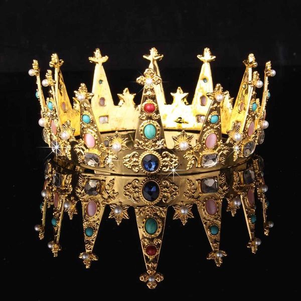 baroque crystal vintage royal queen king tiaras and crowns pageant prom diadem hair ornaments wedding hair jewelry accessories, Golden;silver
baroque crystal vintage royal queen king tiaras and crowns pageant prom diadem hair ornaments wedding hair jewelry accessories, Golden;silver