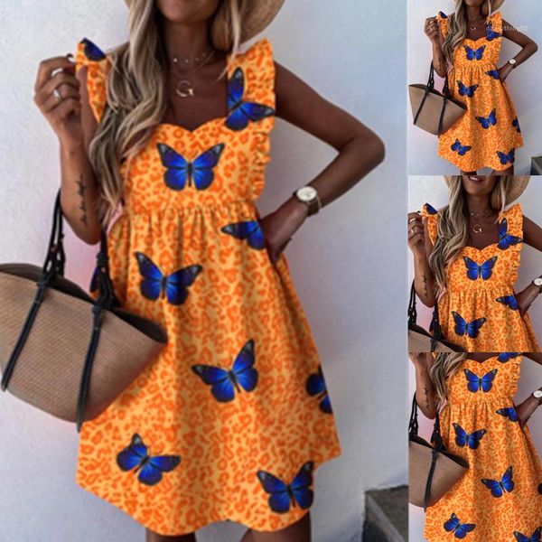 neck sleeveless leopard dress casual women dresses summer women mini dress fashion cute butterfly pattern square, Black;gray
neck sleeveless leopard dress casual women dresses summer women mini dress fashion cute butterfly pattern square, Black;gray