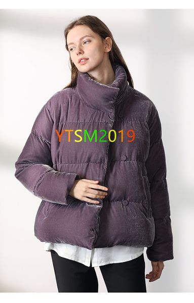 down wear women's velvet down jacket stand collar white duck down wear outdoor warm feather winter jacket, Black
down wear women's velvet down jacket stand collar white duck down wear outdoor warm feather winter jacket, Black