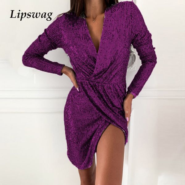 casual dresses glitter shiny slim dress women autumn deep v neck party elegant long sleeve slit lrregular bodycon vestidos, Black;gray
casual dresses glitter shiny slim dress women autumn deep v neck party elegant long sleeve slit lrregular bodycon vestidos, Black;gray