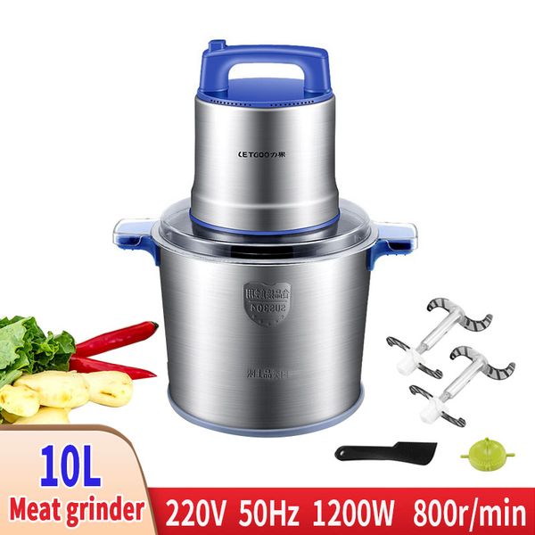 2 speed 1200w stainless steel 10l capacity electric mincer meat grinder mincer processor slicer
2 speed 1200w stainless steel 10l capacity electric mincer meat grinder mincer processor slicer