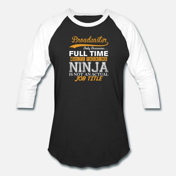 broadcaster executive ninja job title t shirt men designs 100% cotton o-neck novelty loose funny casual summer vintage shirt
broadcaster executive ninja job title t shirt men designs 100% cotton o-neck novelty loose funny casual summer vintage shirt