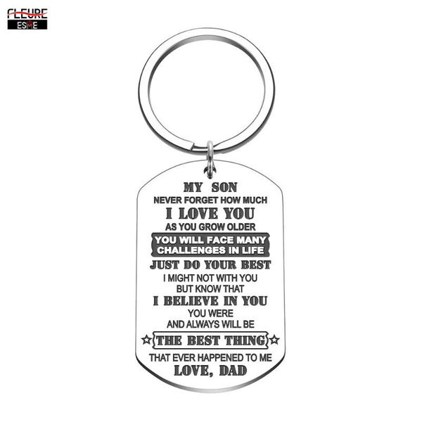 birthday gifts for son keychain teenage boys from dad mom to son kids motivational gifts college high school graduation keyring, Silver
birthday gifts for son keychain teenage boys from dad mom to son kids motivational gifts college high school graduation keyring, Silver