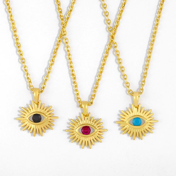 flola crystal evil eye necklace for women cute greek eye necklace pendant cubic zirconia turkish trendy jewelry wholesale nker54, Silver
flola crystal evil eye necklace for women cute greek eye necklace pendant cubic zirconia turkish trendy jewelry wholesale nker54, Silver
