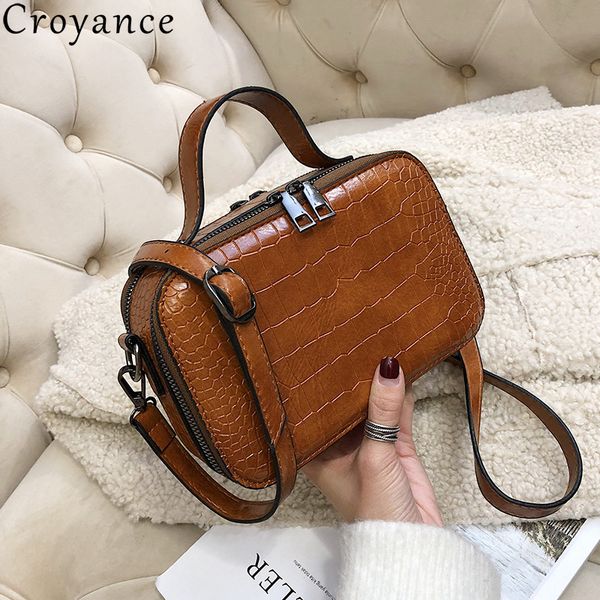 croyance crocodile pattern fashion women handbag solid color shoulder bag messenger bag small square alligator printed purse
croyance crocodile pattern fashion women handbag solid color shoulder bag messenger bag small square alligator printed purse