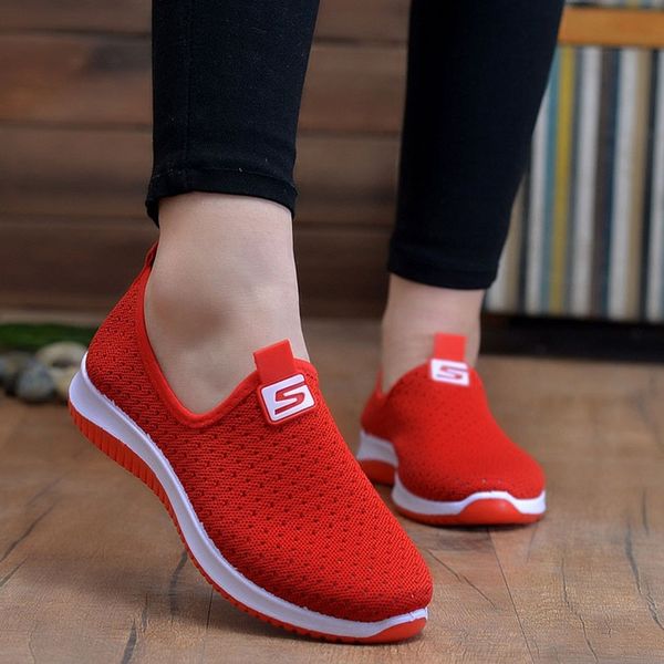 plus size breathable air mesh sneakers women 2020 spring autumn slip on platform knitting flats soft walking shoes woman loafers, Black
plus size breathable air mesh sneakers women 2020 spring autumn slip on platform knitting flats soft walking shoes woman loafers, Black