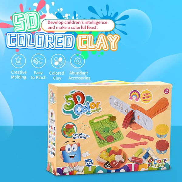 5d colored clay funny various accessories with multiple playing methods colored clay mechine pretend play toys
5d colored clay funny various accessories with multiple playing methods colored clay mechine pretend play toys