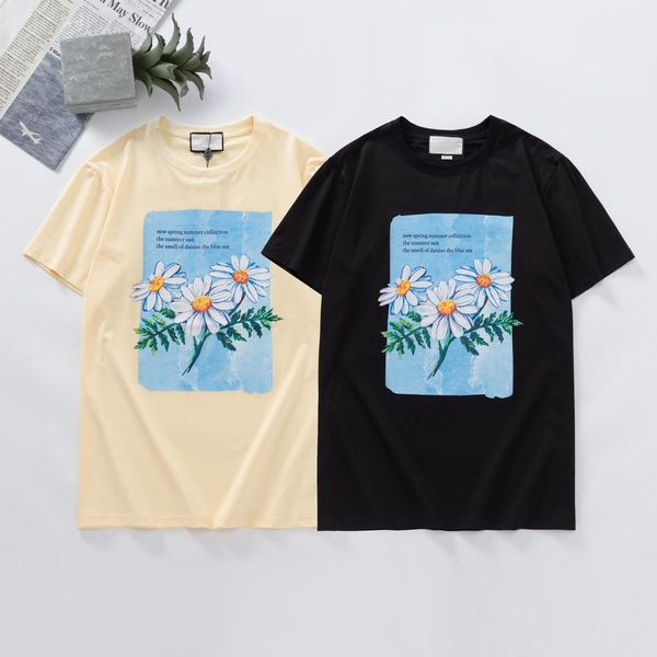new fashion summer ice porcelain cotton t-shirt black printed daisy men's short sleeve ladies casual short sleeve t-shirt, White;black
new fashion summer ice porcelain cotton t-shirt black printed daisy men's short sleeve ladies casual short sleeve t-shirt, White;black