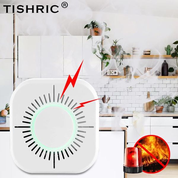 tishric wireless smoke sensor detector 433mhz fire alarm system security works with sonoff bridge wifi google/smart home alexa, Black;white
tishric wireless smoke sensor detector 433mhz fire alarm system security works with sonoff bridge wifi google/smart home alexa, Black;white