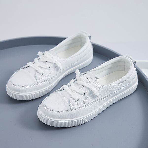 2020 new fashion summer ladies leather casual small white shoes non-slip flat sports shoes shallow mouth lace comfortable casual, Black
2020 new fashion summer ladies leather casual small white shoes non-slip flat sports shoes shallow mouth lace comfortable casual, Black