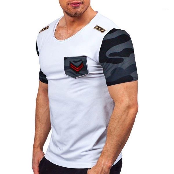 tshirts summer o-neck camouflage short sleeve skinny mens casual male tees designer fitness mens, White;black
tshirts summer o-neck camouflage short sleeve skinny mens casual male tees designer fitness mens, White;black