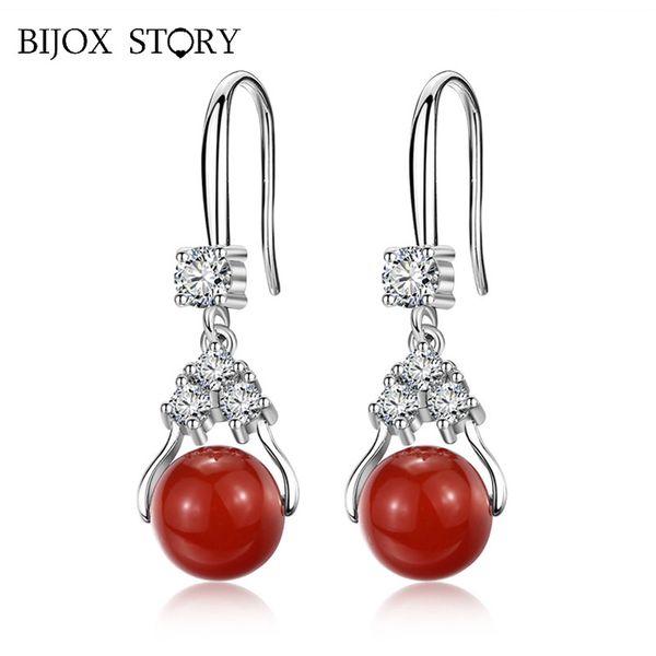 bijox story fashion 925 silver drop earrings with round shape red green agate zircon gemstones fine jewellery earrings for women
bijox story fashion 925 silver drop earrings with round shape red green agate zircon gemstones fine jewellery earrings for women