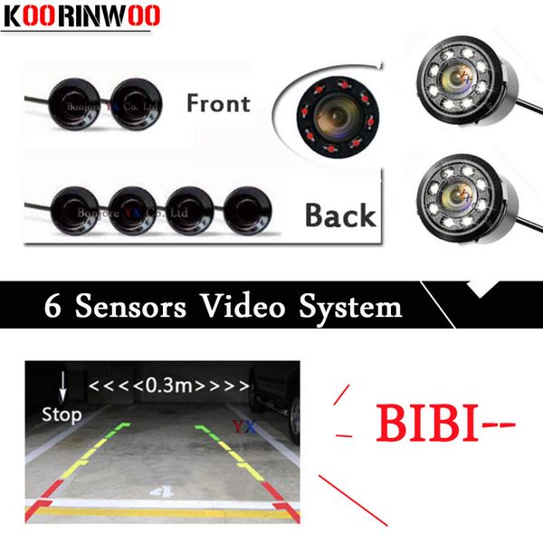 koorinwoo dual core cpu car parking sensors 6 radars front black alarm parking probe parktronic car-detector black white silver
koorinwoo dual core cpu car parking sensors 6 radars front black alarm parking probe parktronic car-detector black white silver