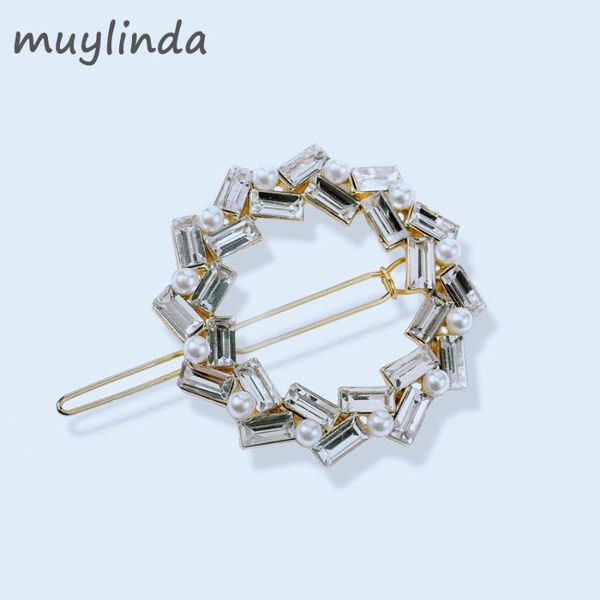 muylinda simple crystal hairpin fashion geometry hair jewelry metal hair clip accessories gift for women, Golden;silver
muylinda simple crystal hairpin fashion geometry hair jewelry metal hair clip accessories gift for women, Golden;silver
