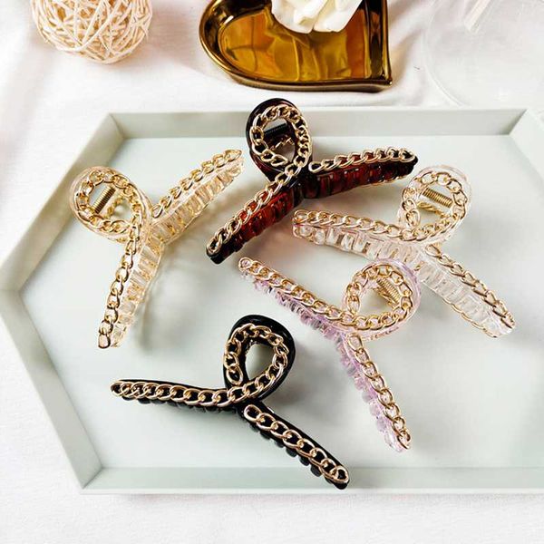 hair accessories 2021 korea style girl transparent chain pins claw vintage cute for women fashion
hair accessories 2021 korea style girl transparent chain pins claw vintage cute for women fashion