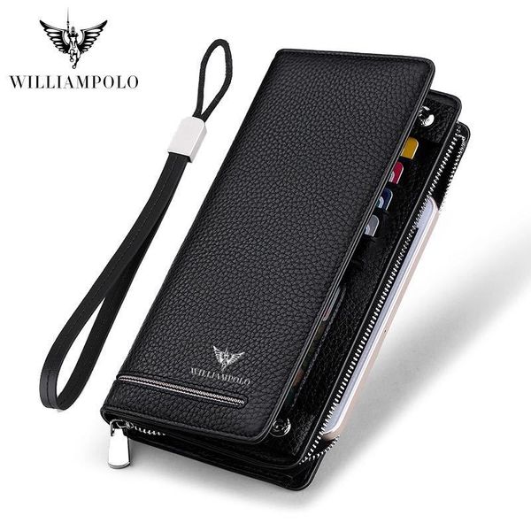 williampolo wallet men 100% cow genuine leather men wallet new design long style wallets male purse, Silver
williampolo wallet men 100% cow genuine leather men wallet new design long style wallets male purse, Silver