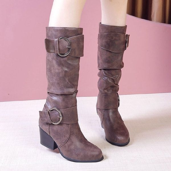 women's high boots thick heels high-heeled belt buckle female knight boots large size women's shoes over-knee long sapato, Black
women's high boots thick heels high-heeled belt buckle female knight boots large size women's shoes over-knee long sapato, Black