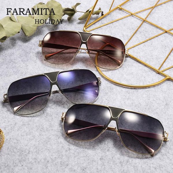 faramita brand designer google women men oversized sunglasses plus summer sunscreen sun glasses resin eyewear polarized mirror, White;black
faramita brand designer google women men oversized sunglasses plus summer sunscreen sun glasses resin eyewear polarized mirror, White;black