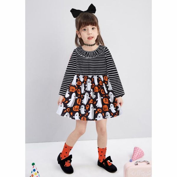 toddler kids girls long sleeve halloween cartoon stripe dress cute peter pan collar dresses for girl 24 months 3 4 5 6 years, Red;yellow
toddler kids girls long sleeve halloween cartoon stripe dress cute peter pan collar dresses for girl 24 months 3 4 5 6 years, Red;yellow