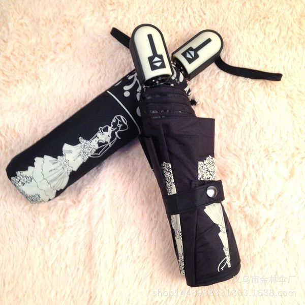 новая корея симпатичная принцесса зонтел дождь женщина максимация три складной солнца зонтик черное покрытие женский ультралгарный парасоль 
новая корея симпатичная принцесса зонтел дождь женщина максимация три складной солнца зонтик черное покрытие женский ультралгарный парасоль