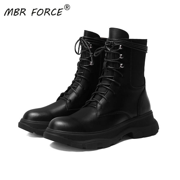 mbr force 2020new fashion round head cross lace patent leather waterproof non-slip rubber sole low-heel all-match short boots, Black
mbr force 2020new fashion round head cross lace patent leather waterproof non-slip rubber sole low-heel all-match short boots, Black
